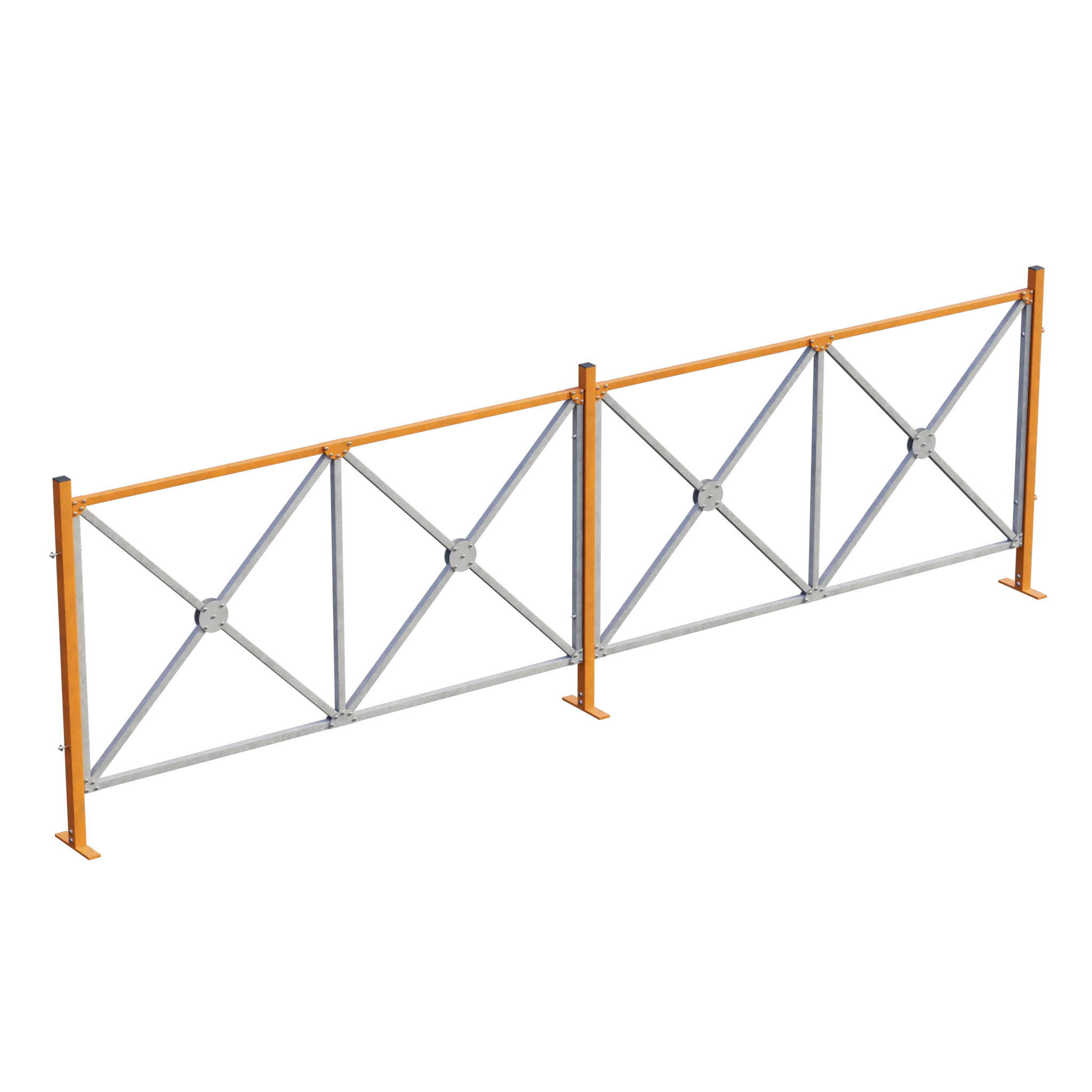 дорожное хх образное композитное ограждение