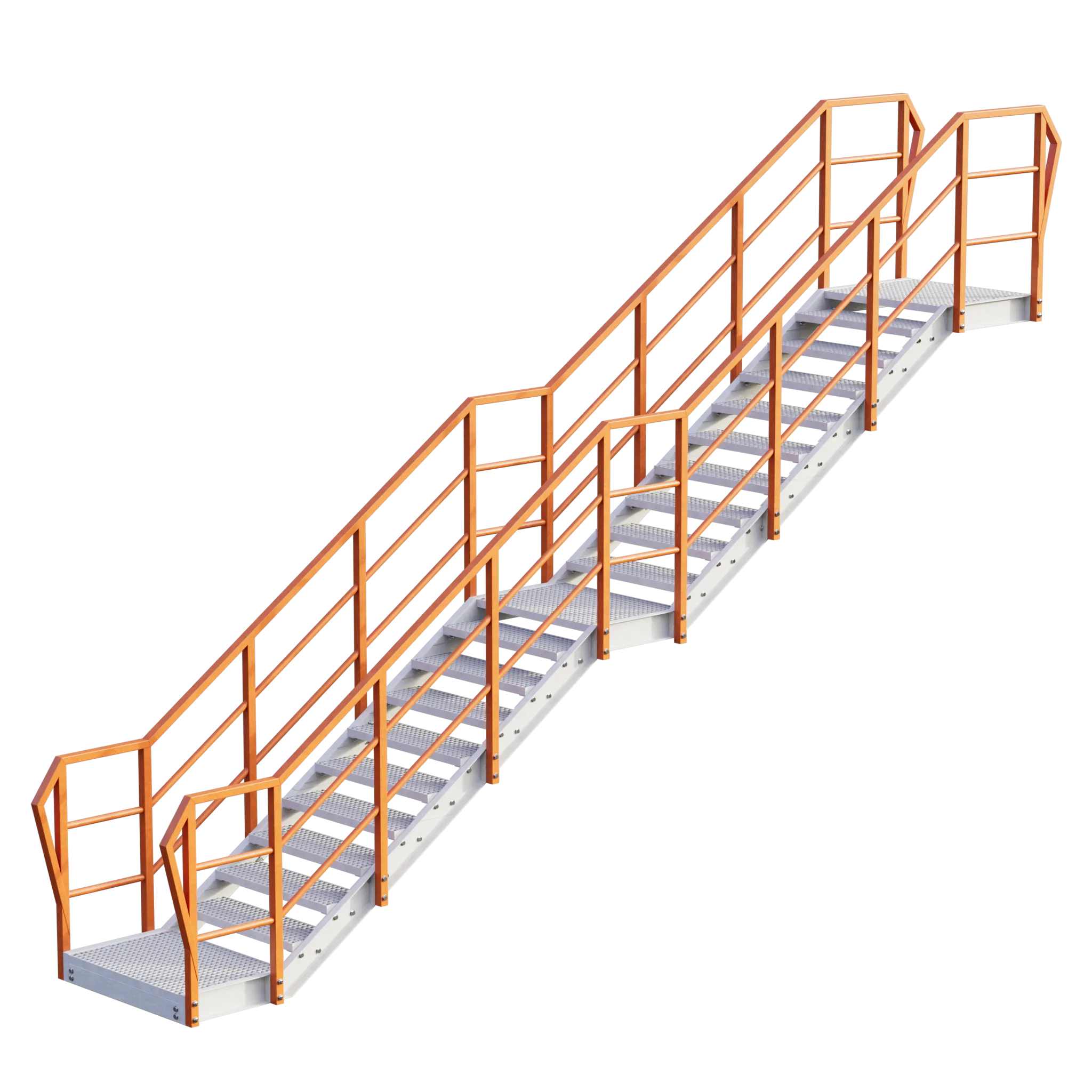 Лестничный сход композитный стеклопластиковый