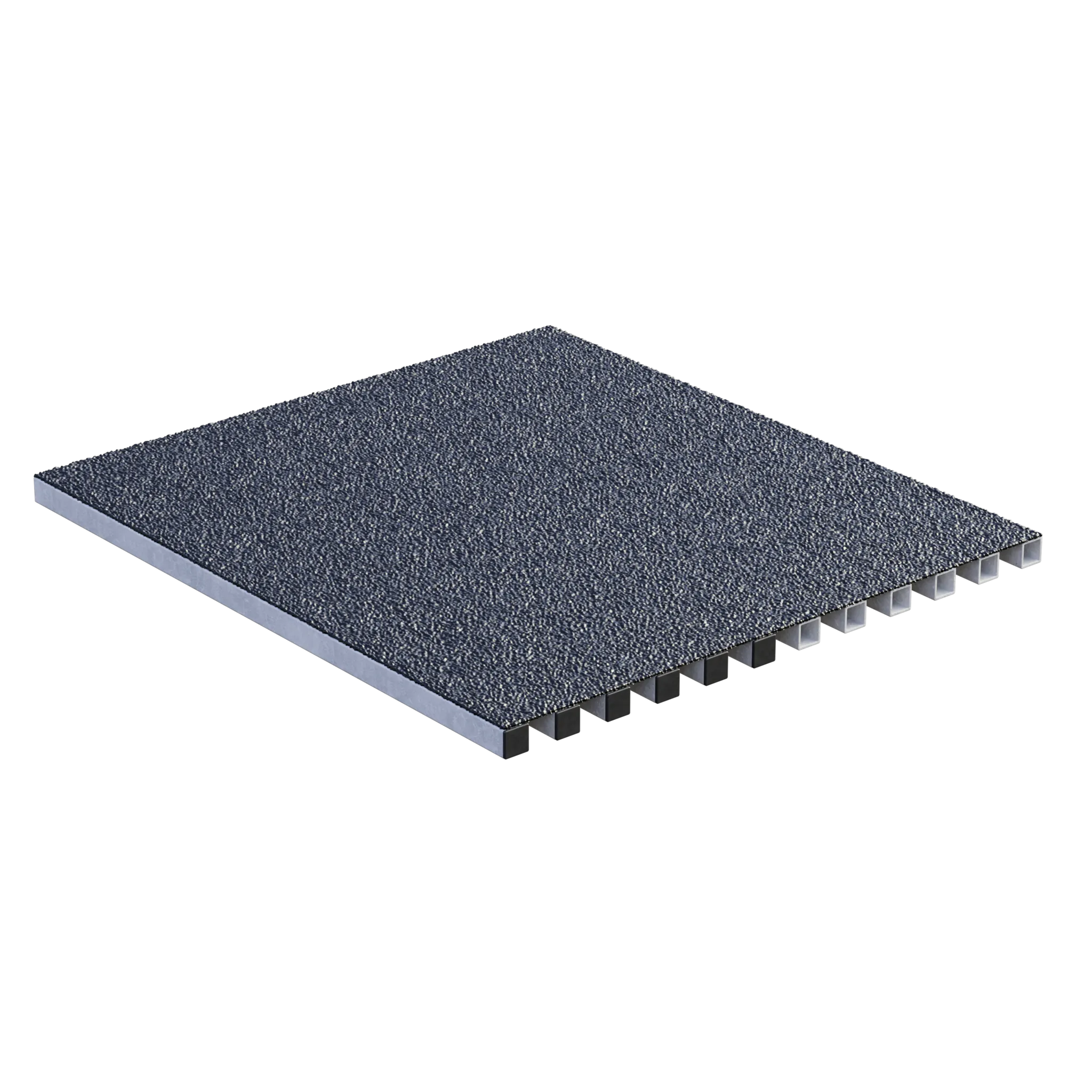 Настил профилированный композитный закрытого типа с антискользящим покрытием