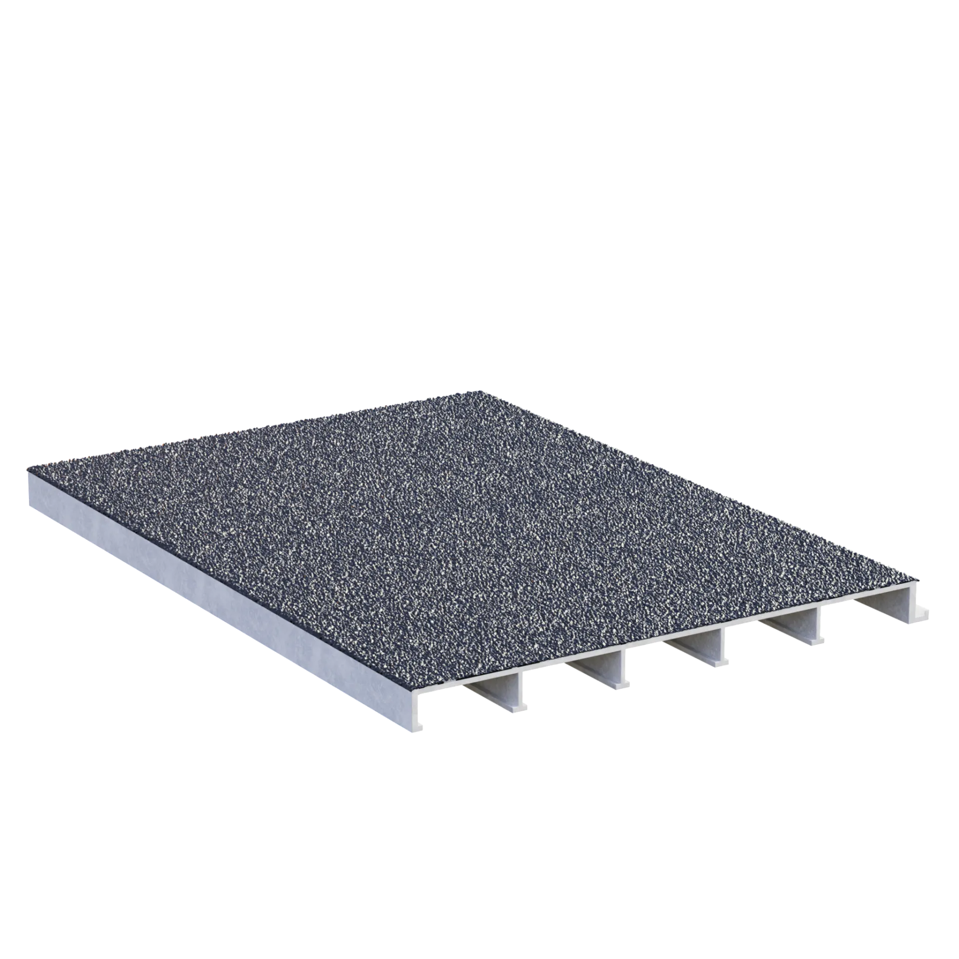 Настил сплошной композитный с антискользящим покрытием