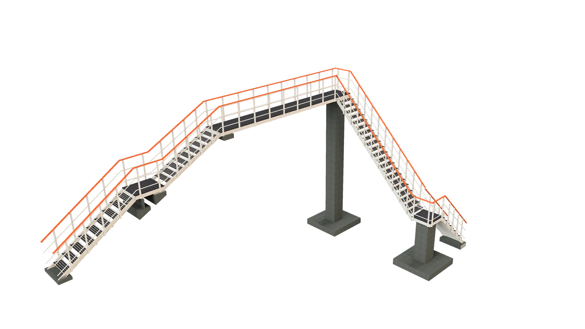 переходная площадка из композитных материалов для нефтянного терминала