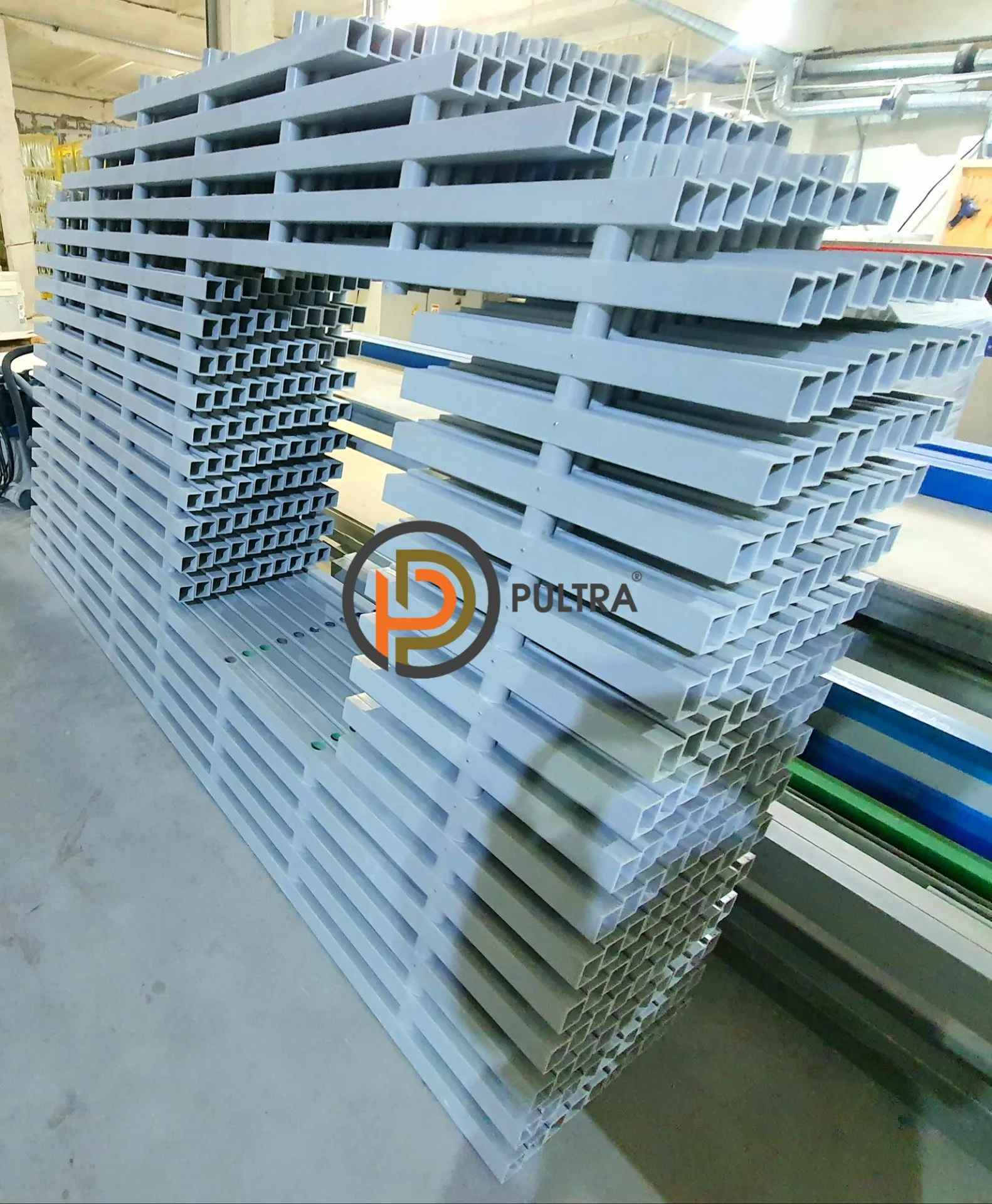 оснащение шахт из композитных материалов PULTRA