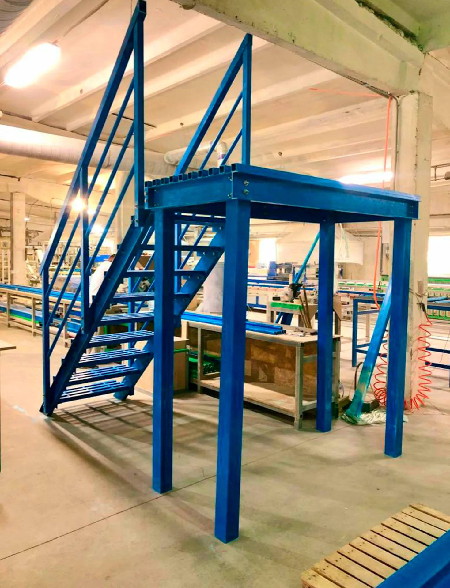 площадка обслуживания композитная из стеклопластика PULTRA