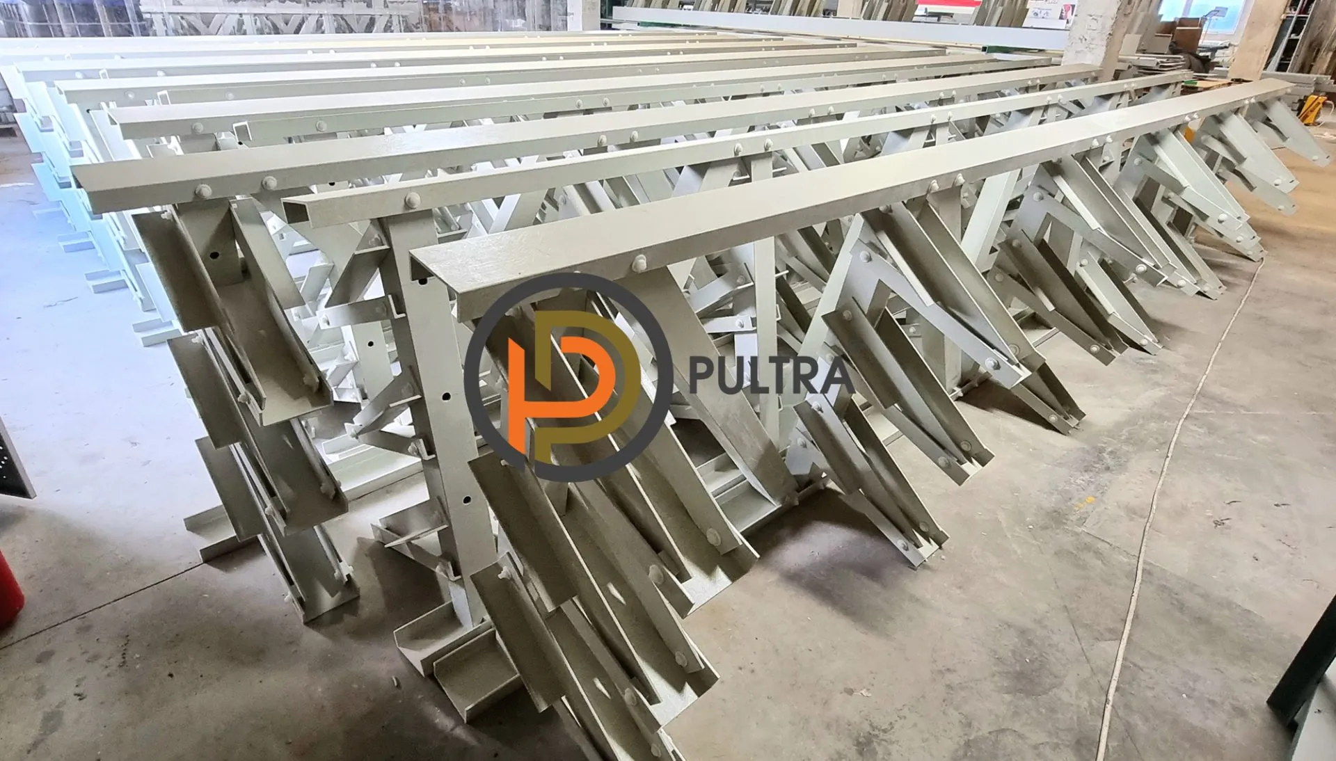 опоры и кронштейны для кабеленесущих систем композитные из стеклопластика PULTRA