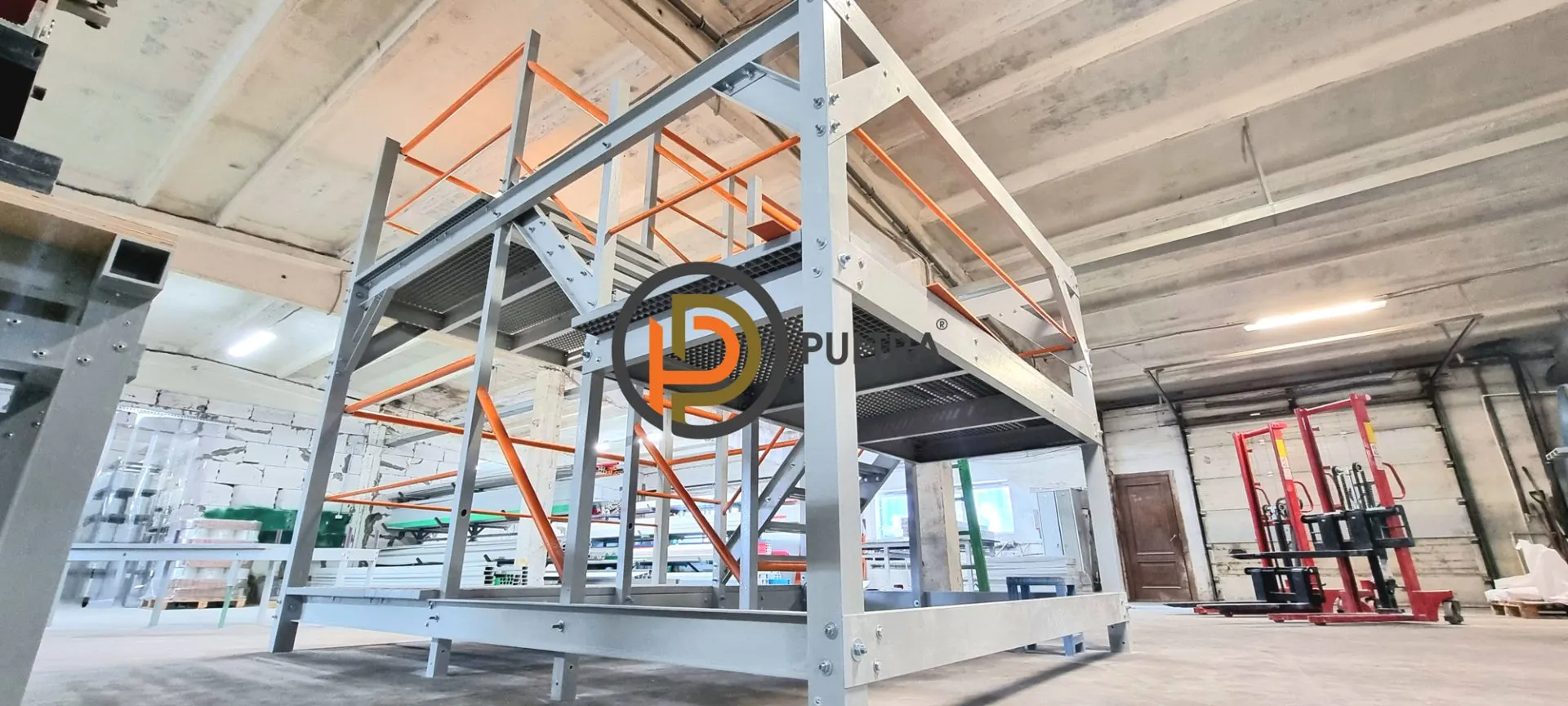 площадка обслуживания композитная из стеклопластика PULTRA