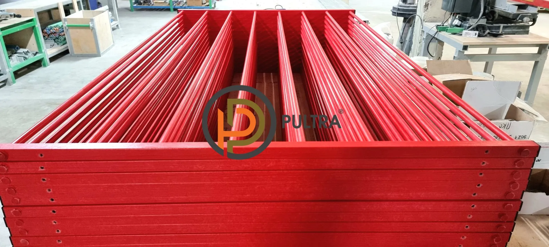 диэлектрическое ограждение стеклопластиковое из композитных материалов PULTRA