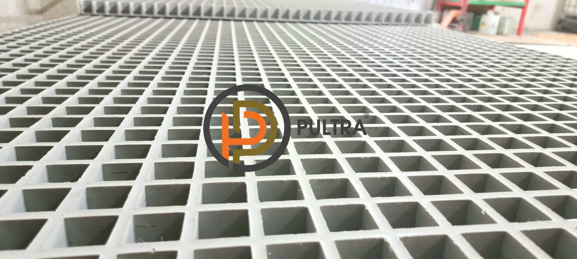 настил решетчатый из композитных материалов PULTRA