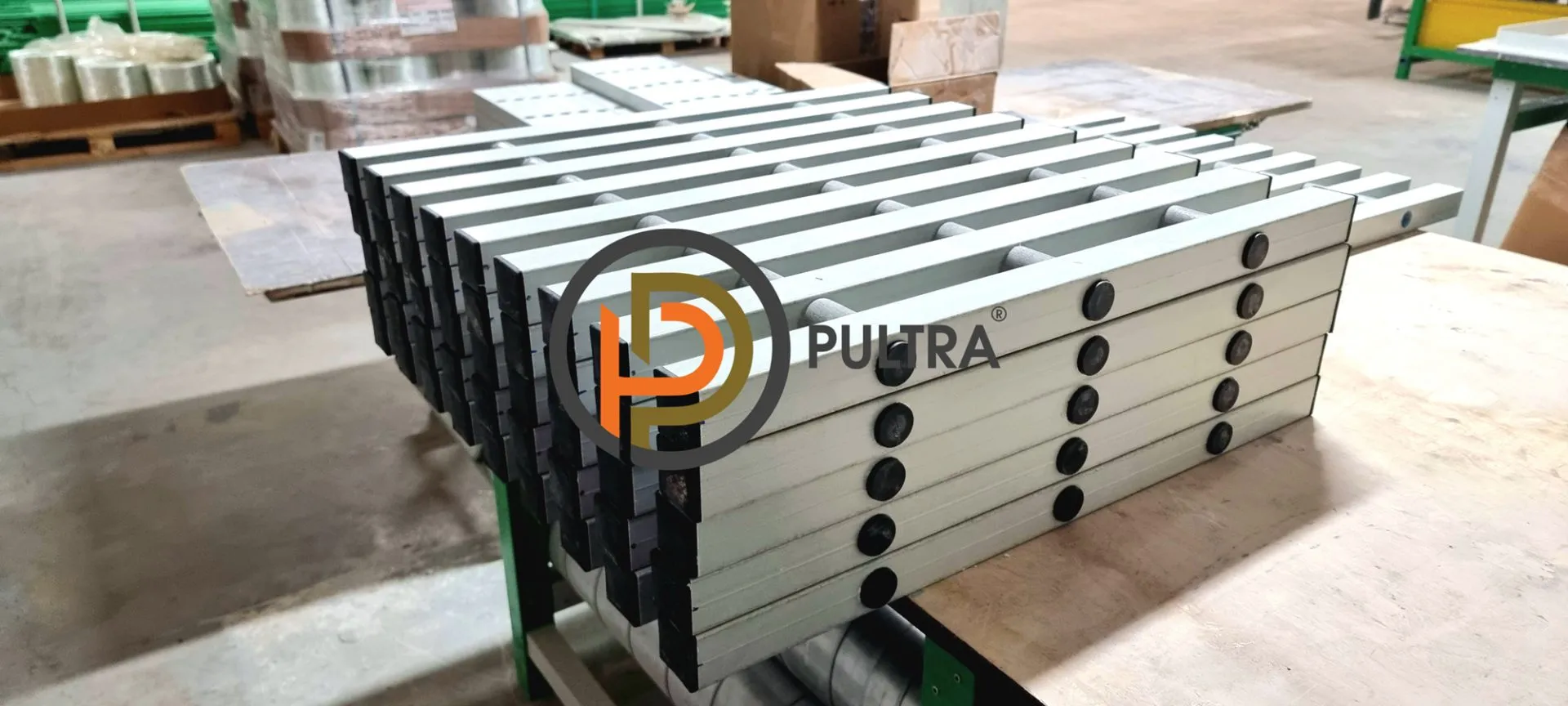 настил профилированный композитный из стеклопластика PULTRA