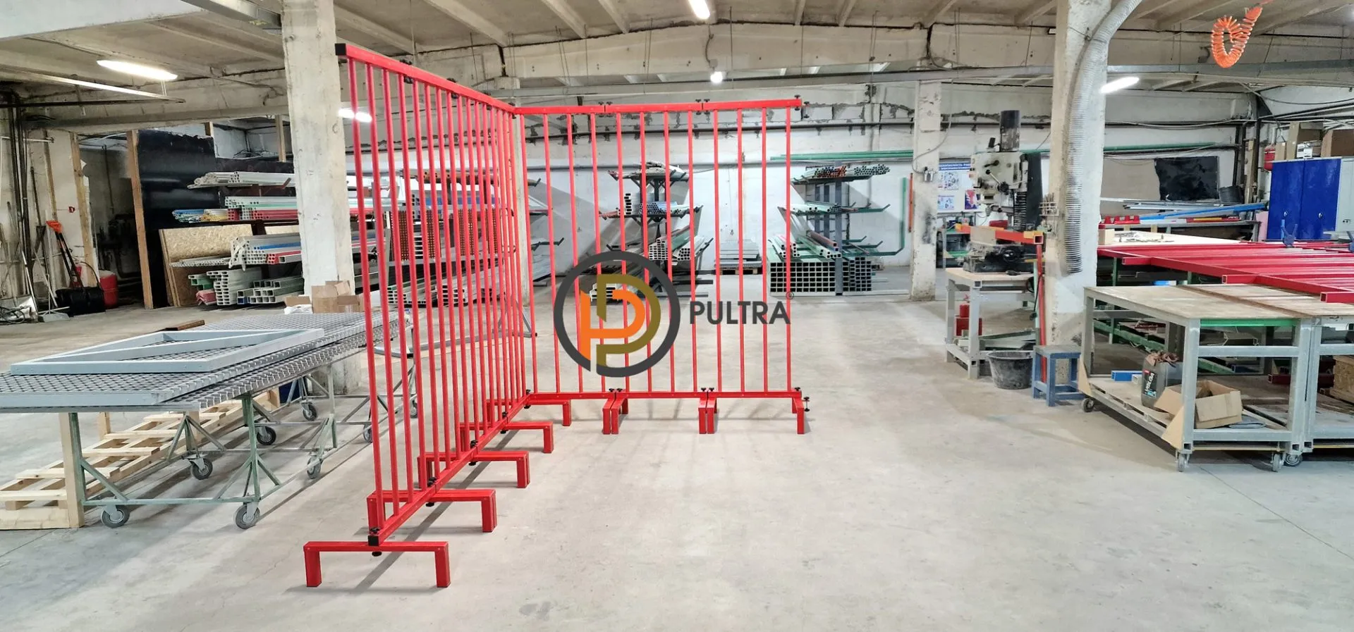 диэлектрическое ограждение стеклопластиковое из композитных материалов PULTRA