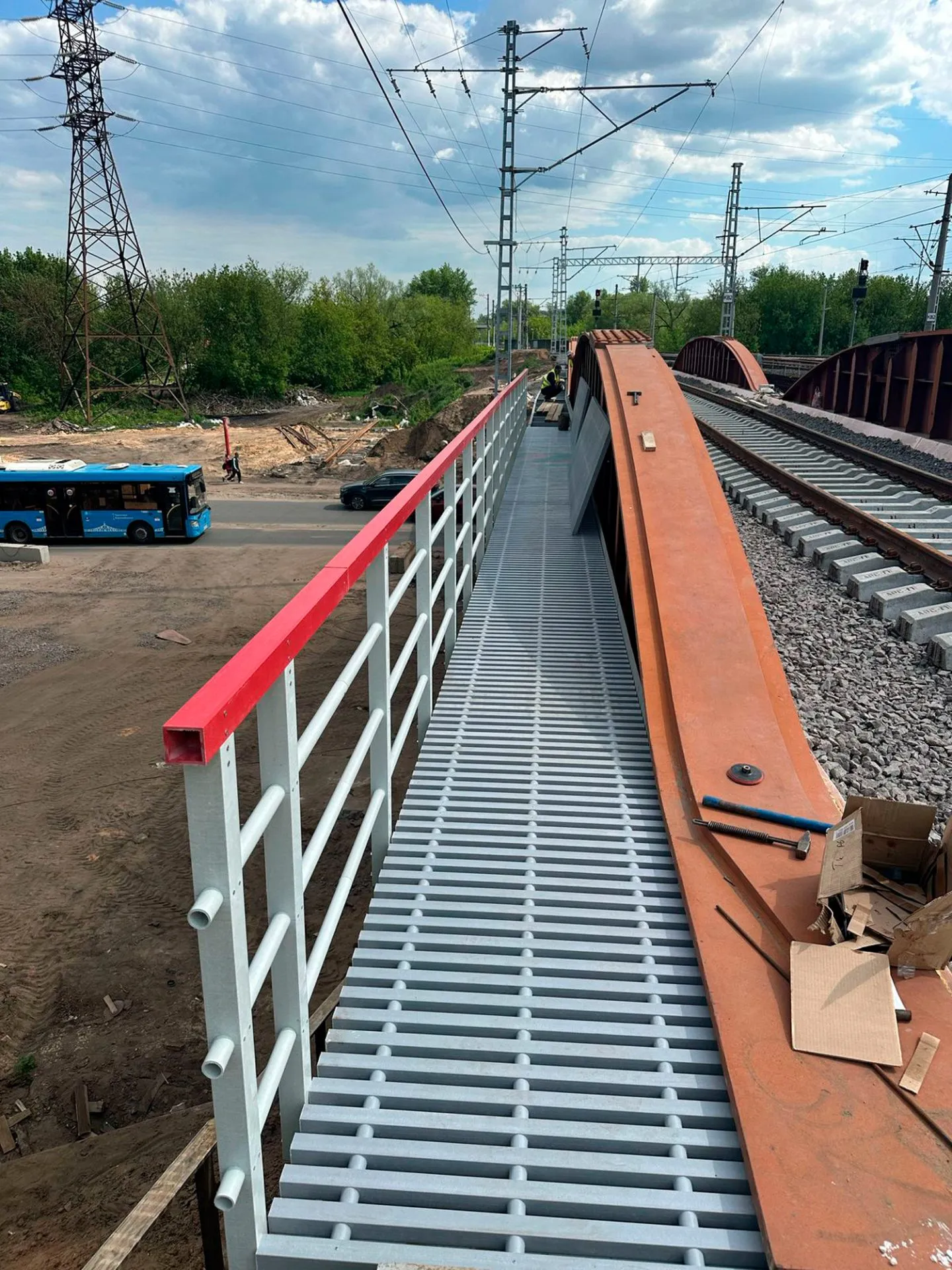 настил профилированный композитный из стеклопластика PULTRA