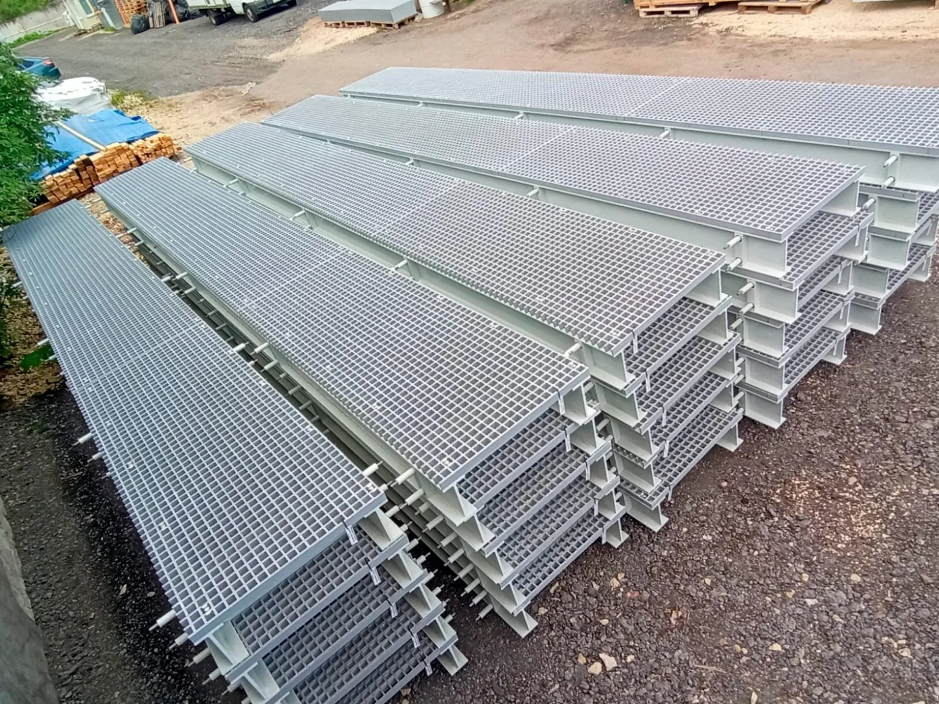 смотровой ход из композитных материалов PULTRA