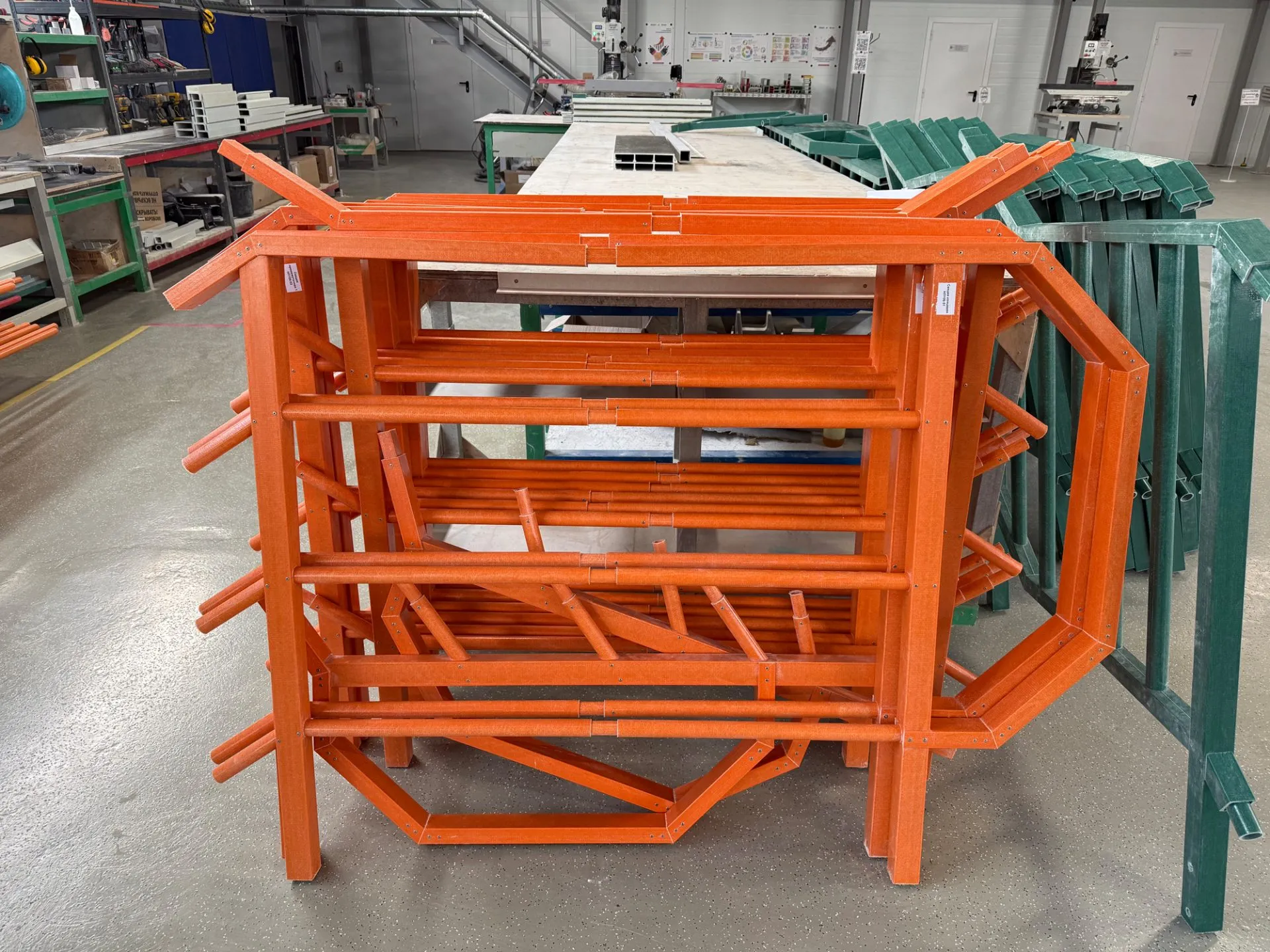 ограждение рейлинговое из композитных материалов PULTRA