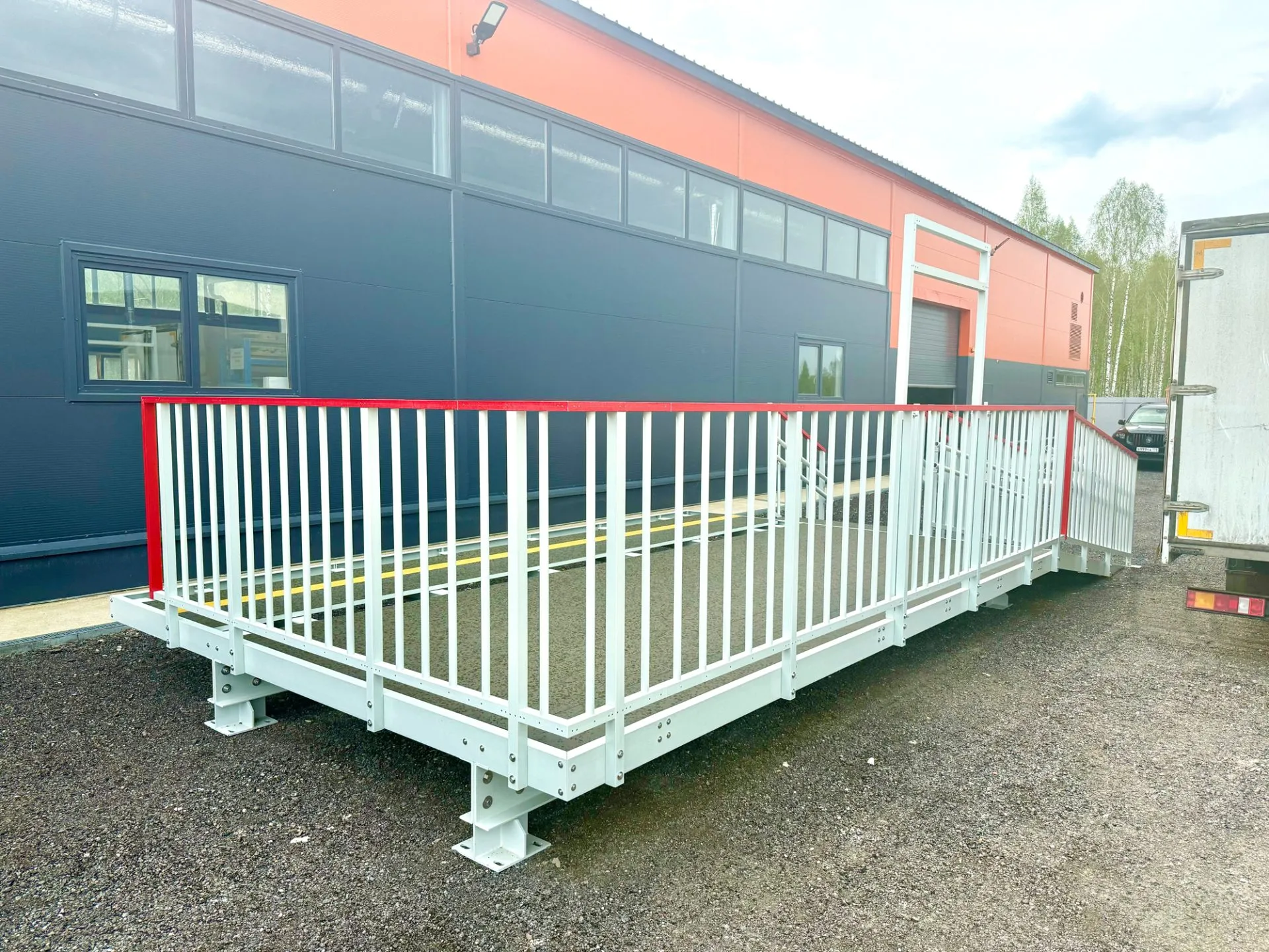 железнодорожная платформа из стеклопластика PULTRA