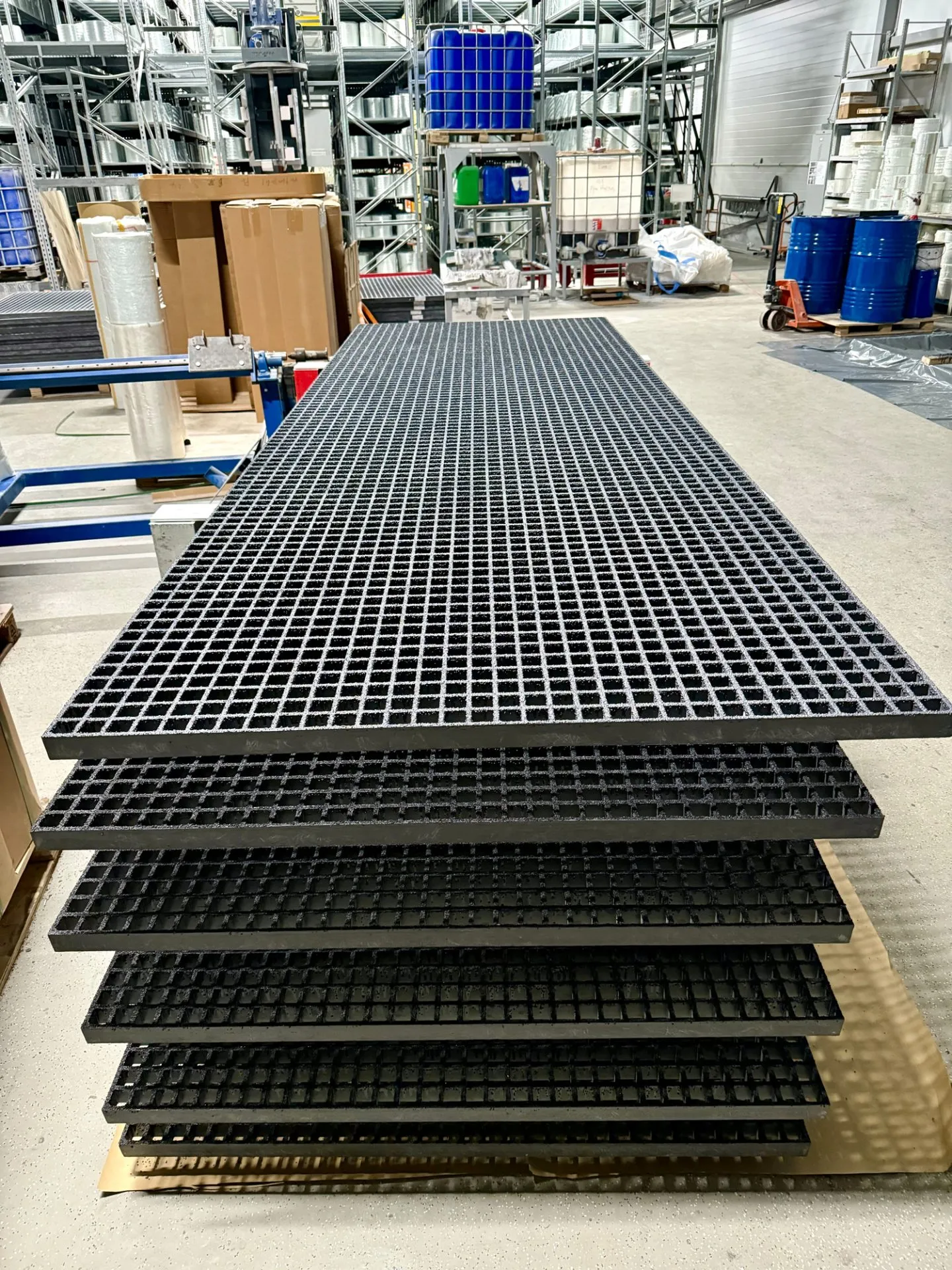 настил решетчатый из композитных материалов PULTRA