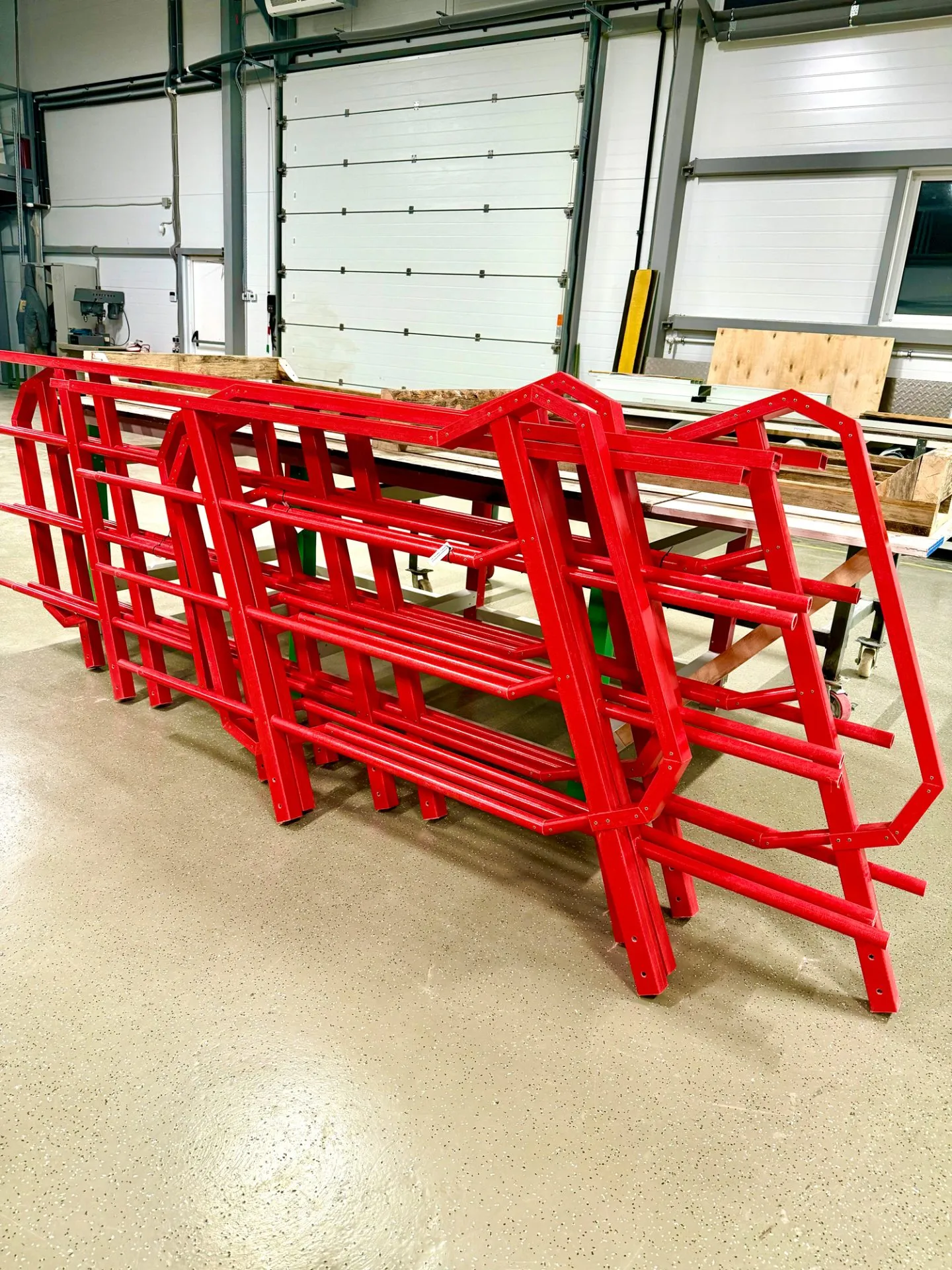 рейлинговое наклонное композитное ограждение из композитных материалов PULTRA