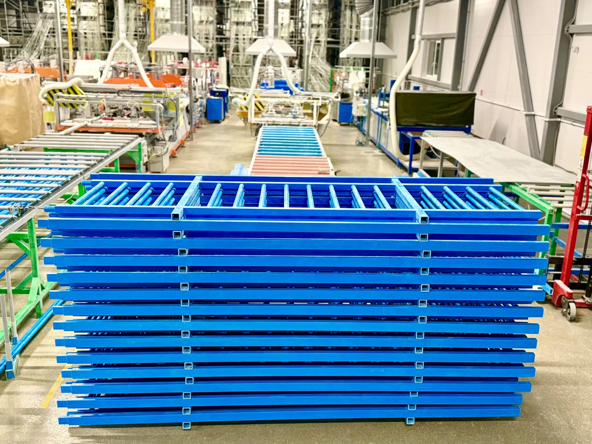 ограждение прямое рамное композитное PULTRA