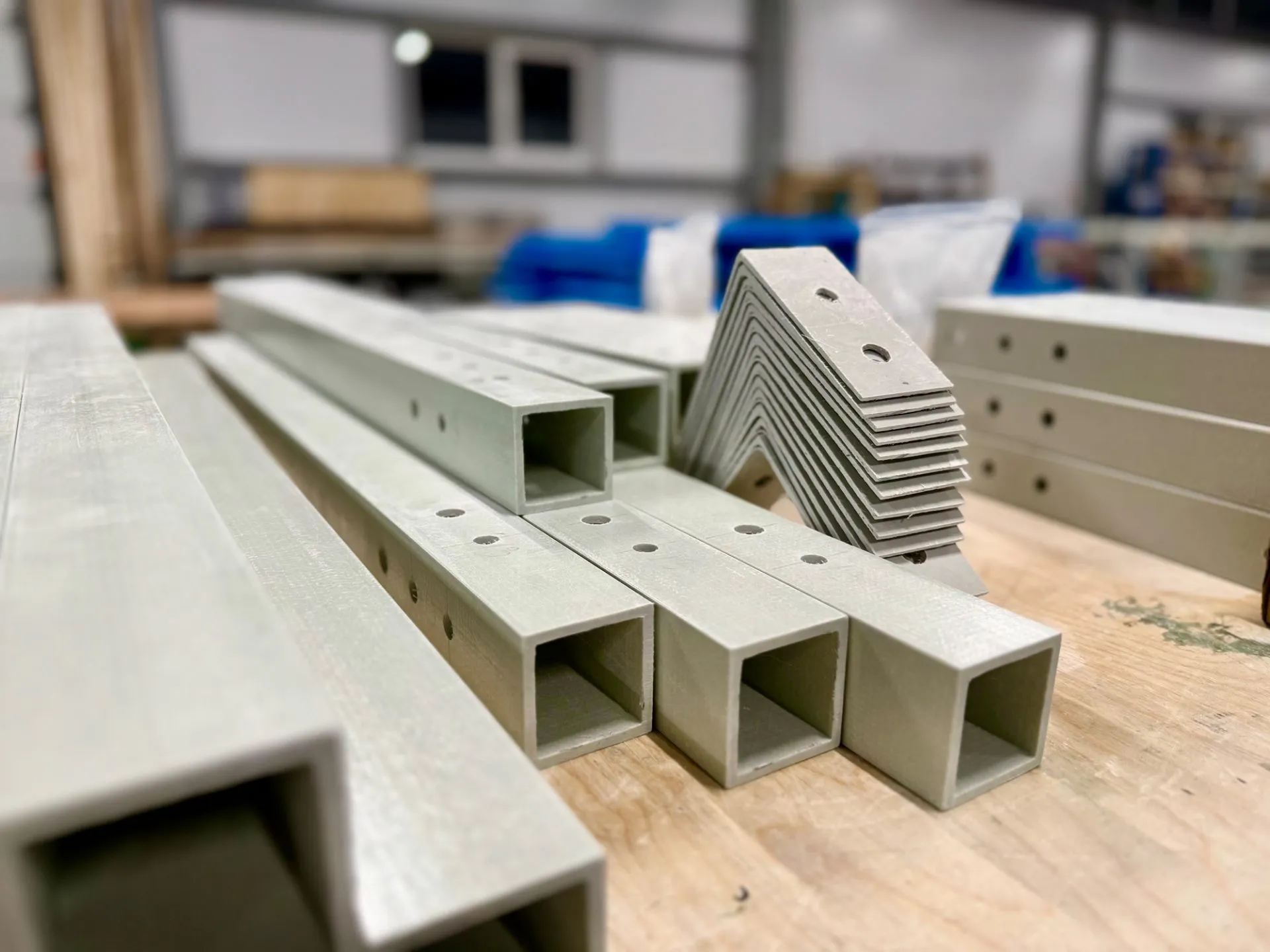 Составные части при производсве композитных материалов для радиолокационного оборудования