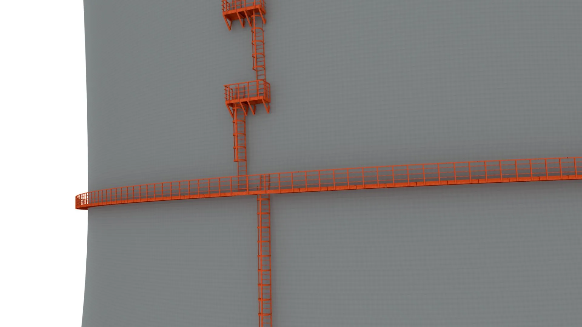 элементы периметра градирни АЭС из композитных материалов PULTRA