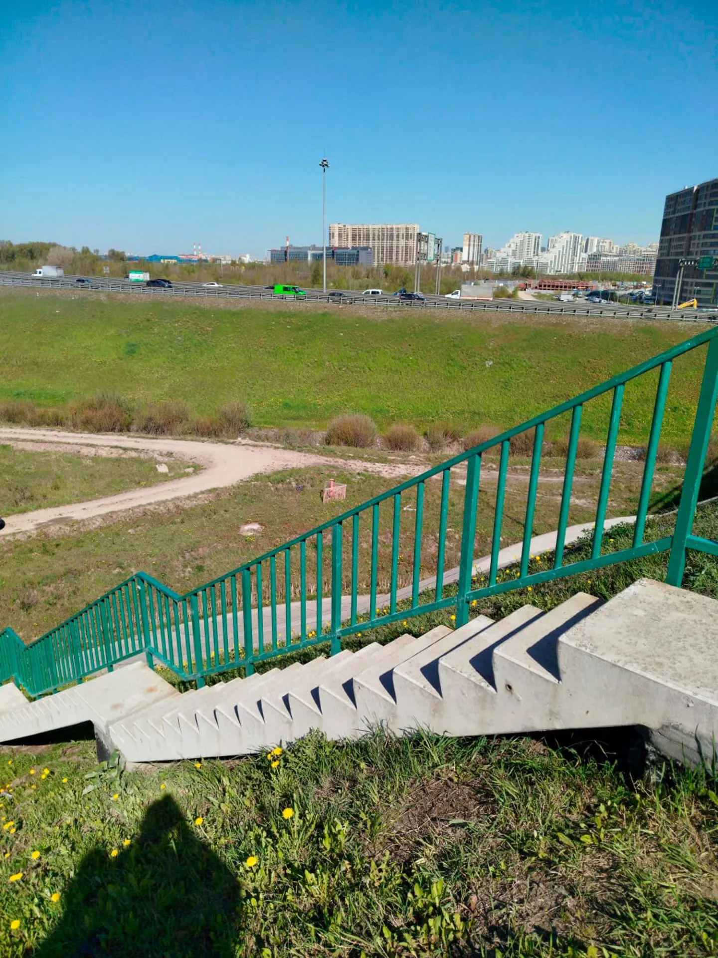 ограждение наклонное рамное стеклопластиковое PULTRA