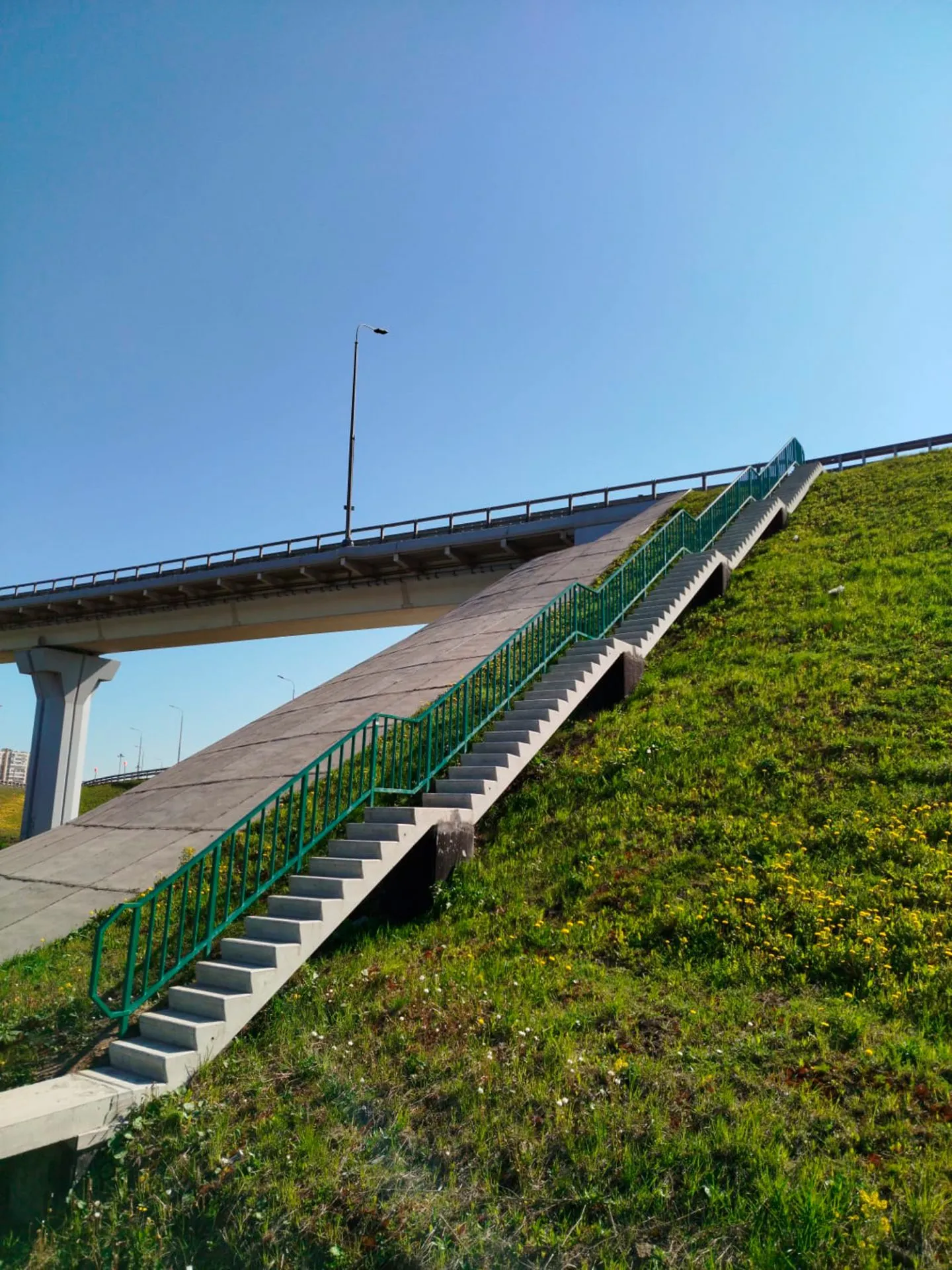 ограждение наклонное рамное стеклопластиковое PULTRA