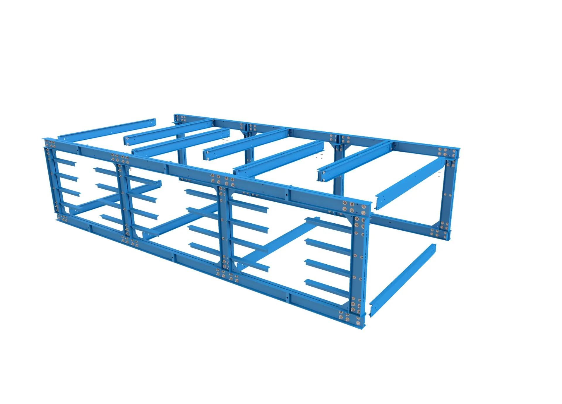 модульная площадка для размещения технологического электрооборудования из композитных материалов PULTRA