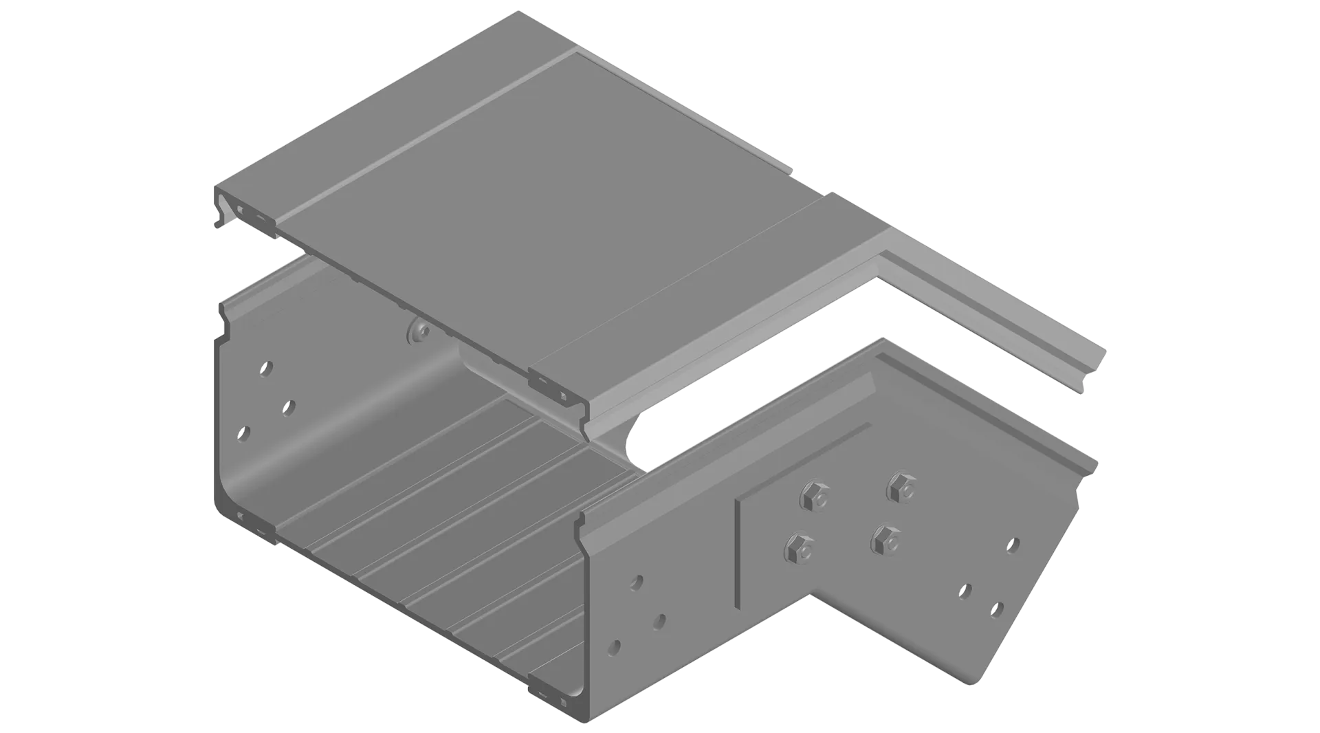 Поворот композитный 45 внешний Pultra PNLK45