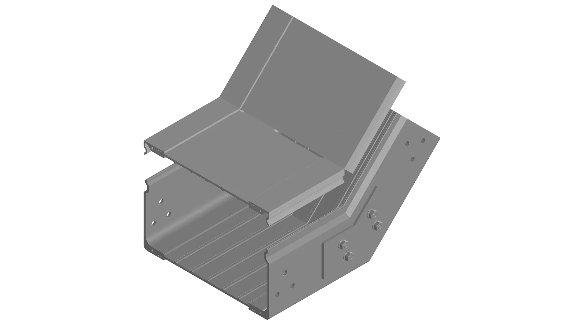 Поворот композитный 45 внутренний Pultra PVLK45